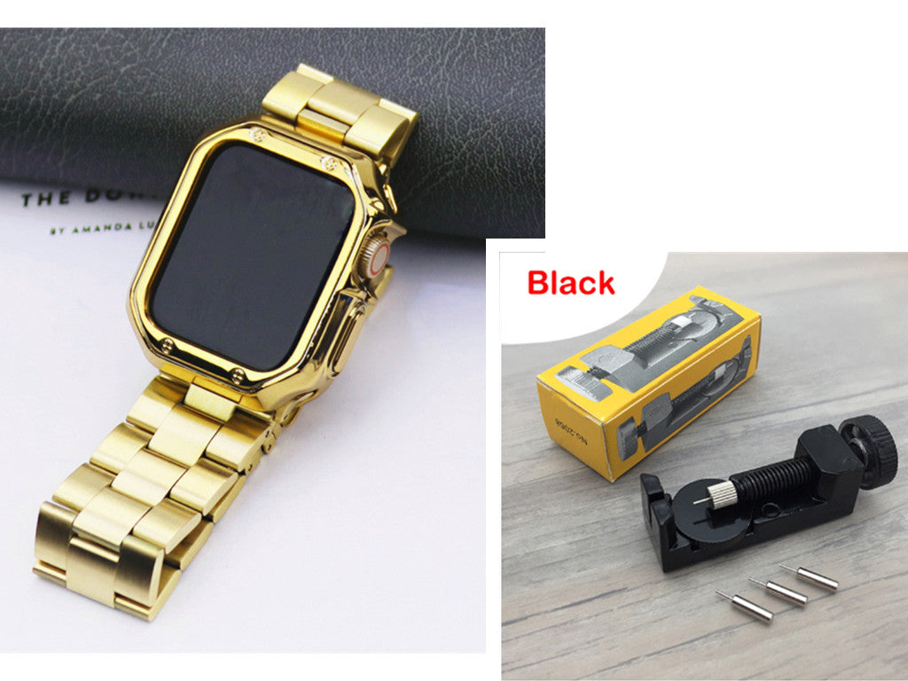 Stahlarmband mit TPU-Rahmen für Apple Watch – Bild 13 | LuxeStyle