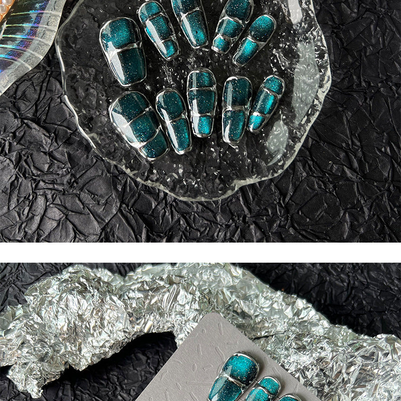 Aufklebe-Fingernägel Blau Sternenhimmel – Bild 19 | LuxeStyle