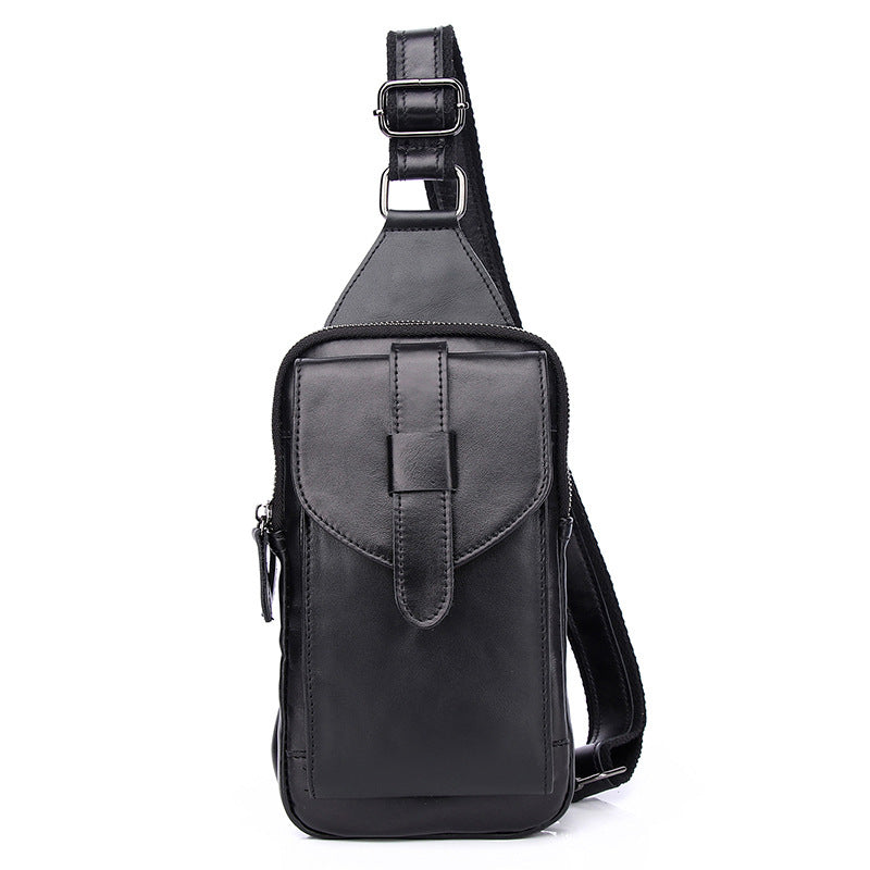 Crossbody Mini-Rucksack aus Leder – Ansicht 5