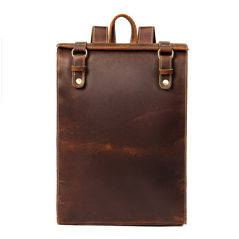 Rindsleder-Leder Rucksack für Männer | LuxeStyle