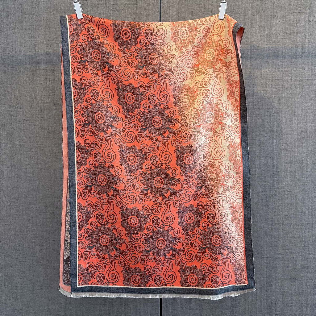 Patchwork Halstuch mit Vintage-Print – Bild 8 | LuxeStyle