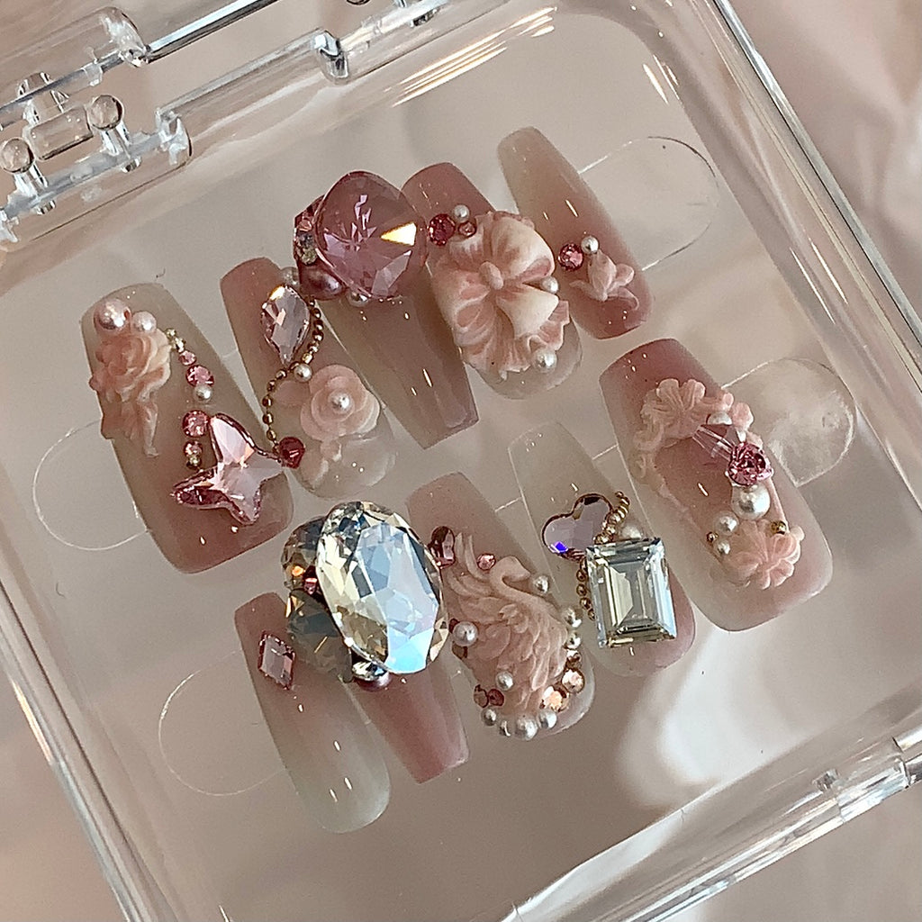 Fairy Light Luxury Crystal Wear Nägel – Bild 11 | LuxeStyle