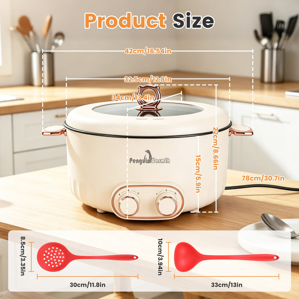 Elektrischer Hot Pot mit Teiler, 6L