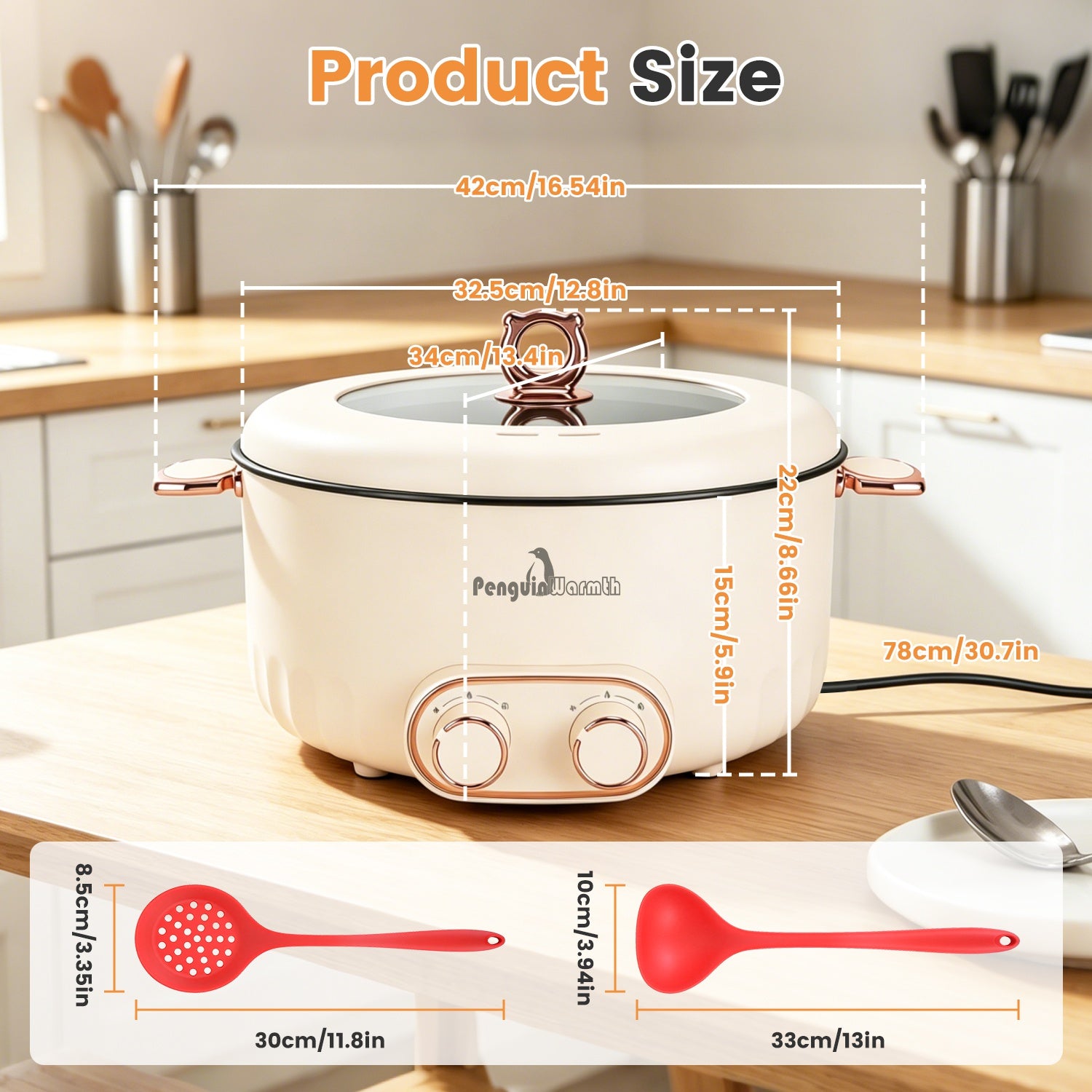 Elektrischer Hot Pot mit Teiler, 6L