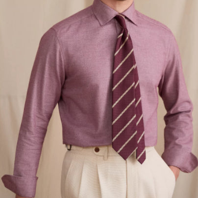 Retro Business-Casual Langarmhemd aus Baumwolle – Bild 4 | LuxeStyle