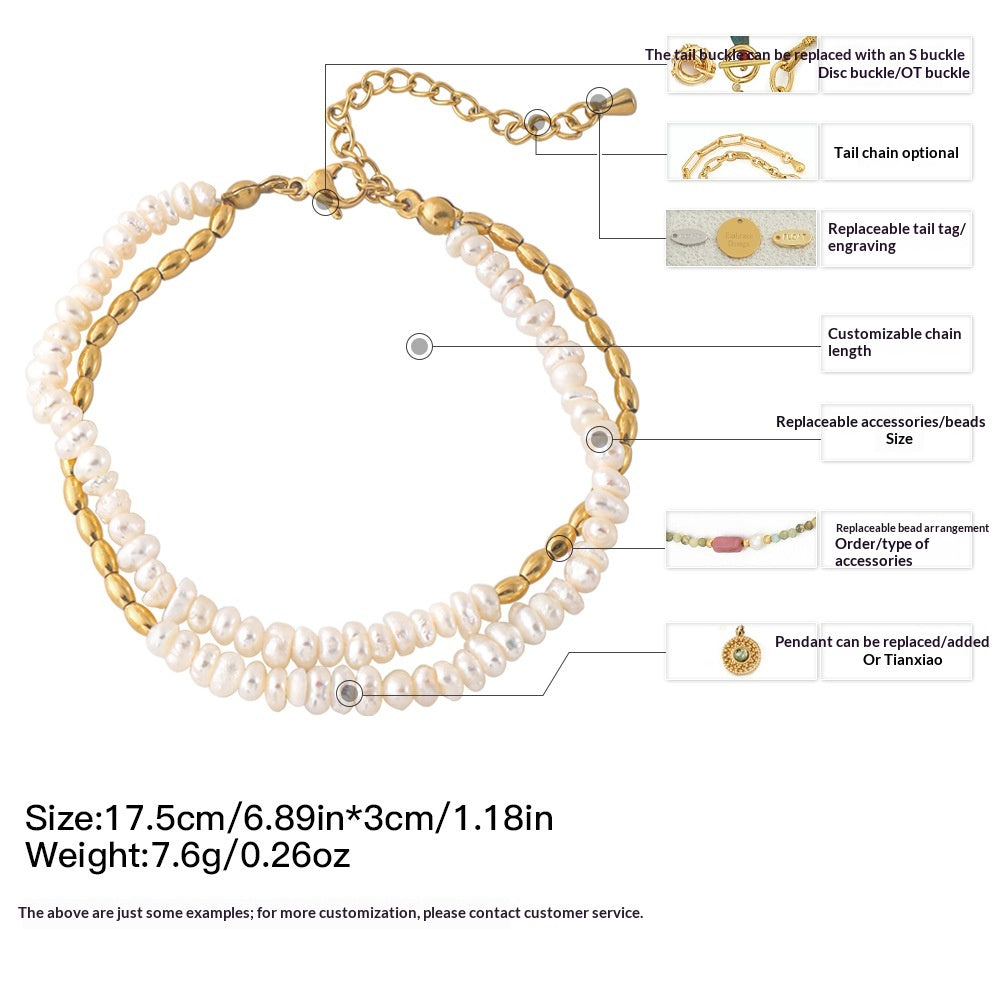 Doppellagiges Armband-Set – Bild 7 | LuxeStyle