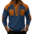 Herren Waffel-Strick Kapuzenpullover – Bild 2 | LuxeStyle