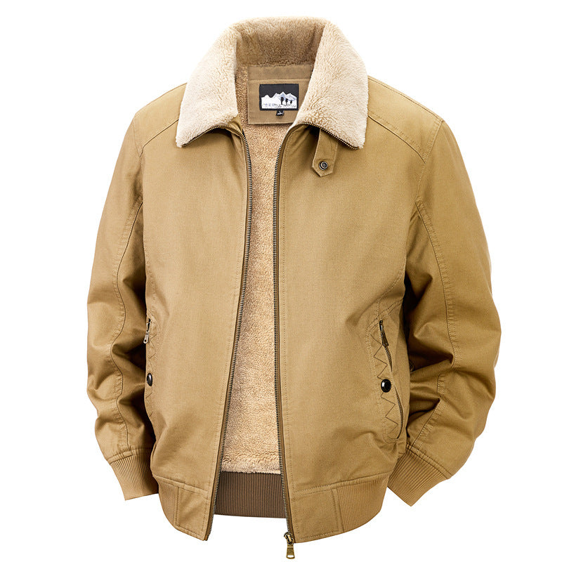 Fleecegefütterte Baumwolljacke für Herren – Bild 3 | LuxeStyle