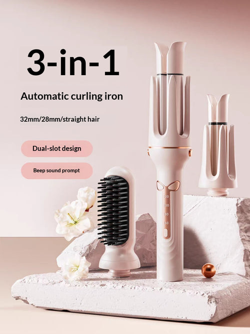 3-in-1 Lockenstab & Glätteisen