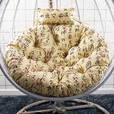 Rundes Rattan-Hängesesselkissen – Bild 5 | LuxeStyle