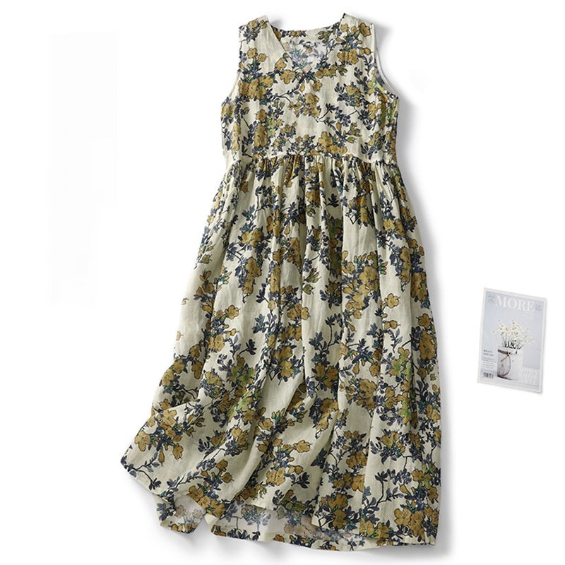 Luftiges Chiffon-Kleid mit Plisseerock