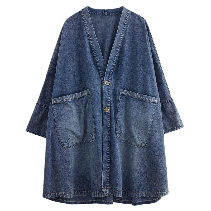 Oversized Trenchcoat aus Baumwolle