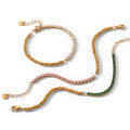 Edelstahl-Armband mit Gold-Lackierung – Bild 1 | LuxeStyle