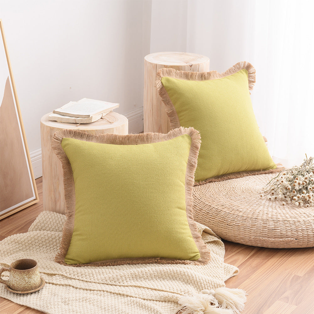 Nordic Style Kissenbezug aus Baumwolle und Leinen – Bild 4 | LuxeStyle