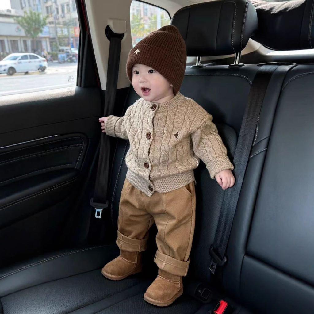 Jungen Strickpullover mit Hose – Bild 6 | LuxeStyle