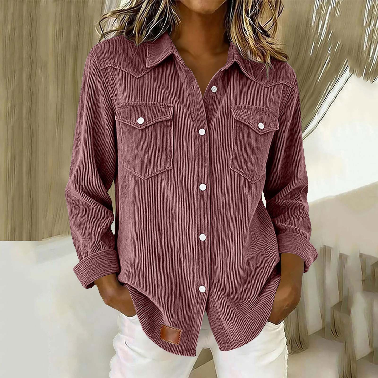 Langarm-Cardigan mit elegantem Commuter-Stil – Ansicht 5