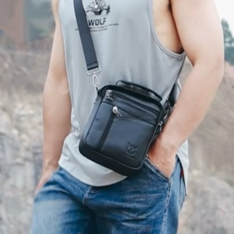 Lederschultertasche für Business – Bild 4 | LuxeStyle