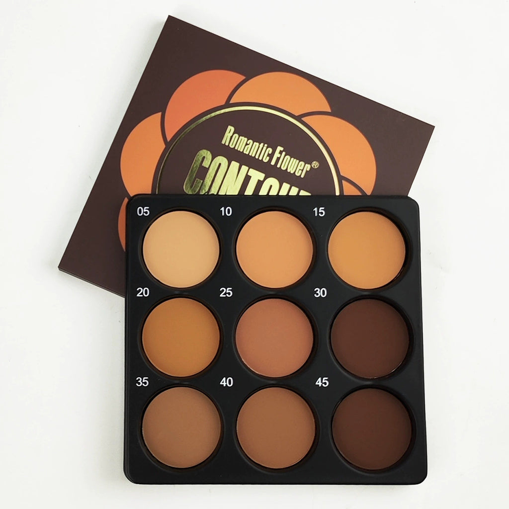 9 Farben Matte Lidschatten-Palette – Ansicht 3