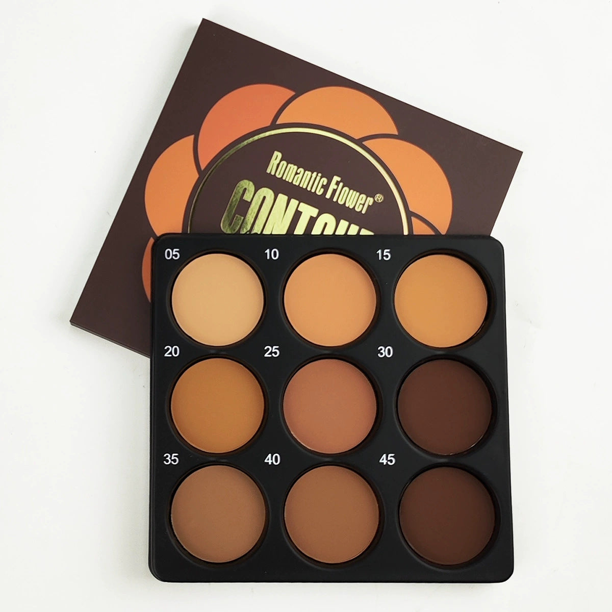 9 Farben Matte Lidschatten-Palette – Ansicht 3