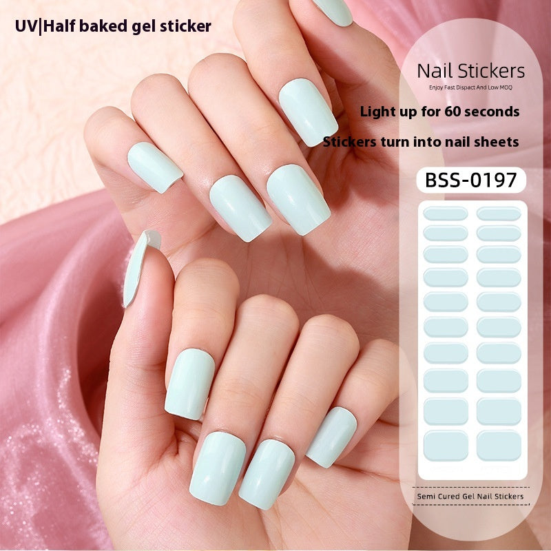 Pure Color UV Gel-Nagelsticker