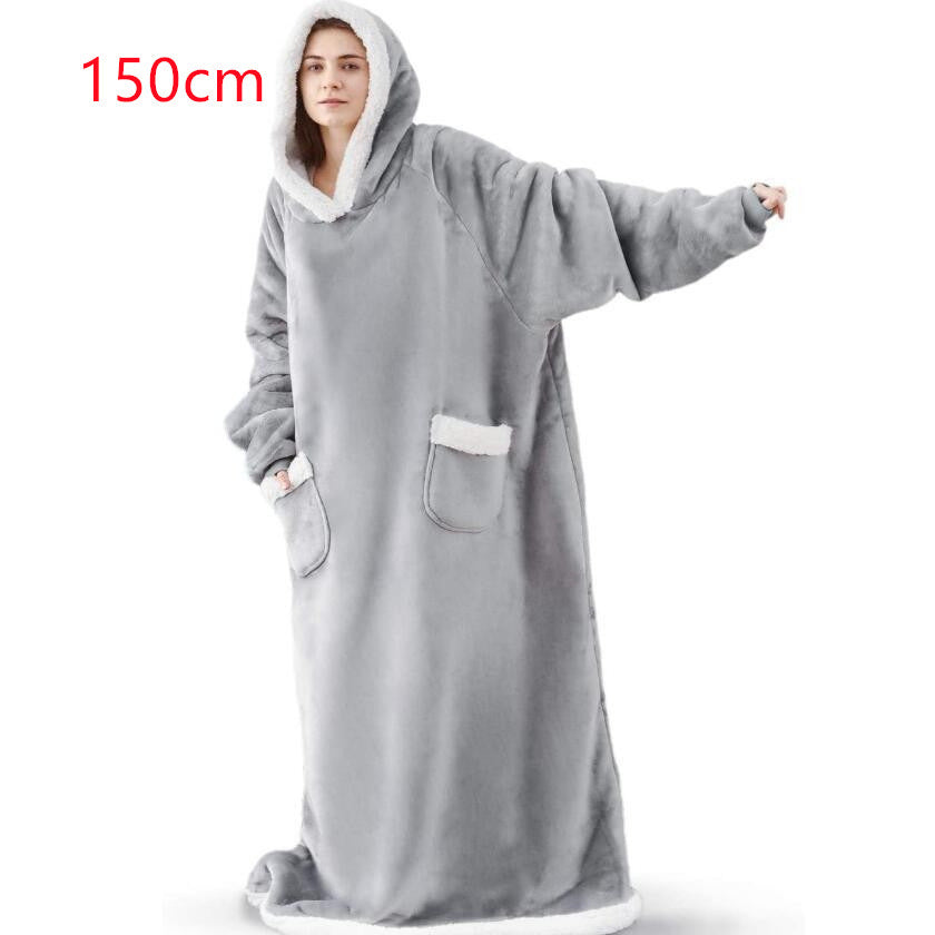 XXL Hoodie-Decke mit Taschen für Sie & Ihn