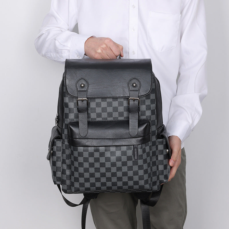 Grosser Reise-Rucksack im Retro-Look | LuxeStyle