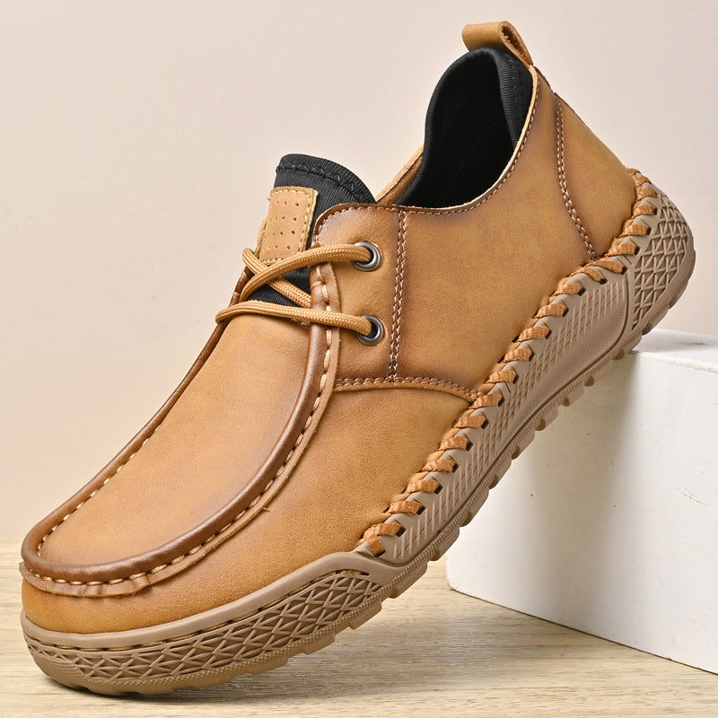 Herren Leder Casual Halbschuh – Bild 6 | LuxeStyle