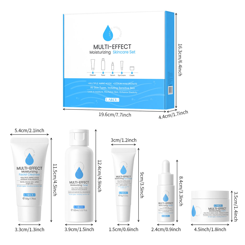 Feuchtigkeitsspendendes 5-teiliges Gesichtspflege-Set – Bild 5 | LuxeStyle