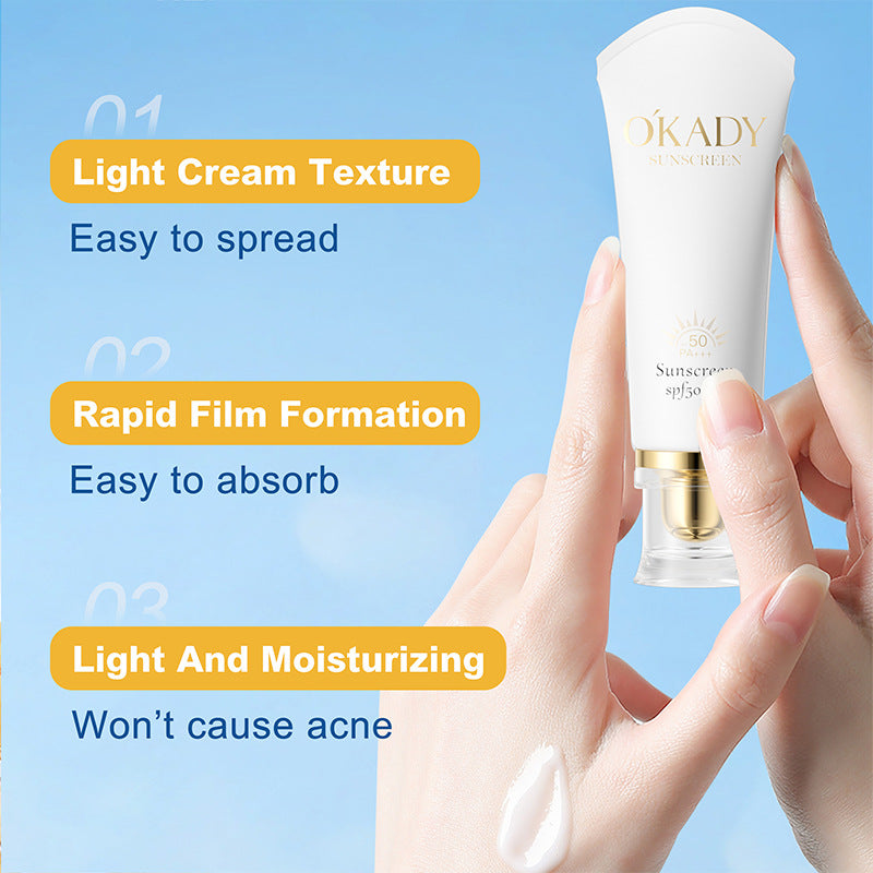 Feuchtigkeitsspendende leichte fettfreie Sonnencreme
