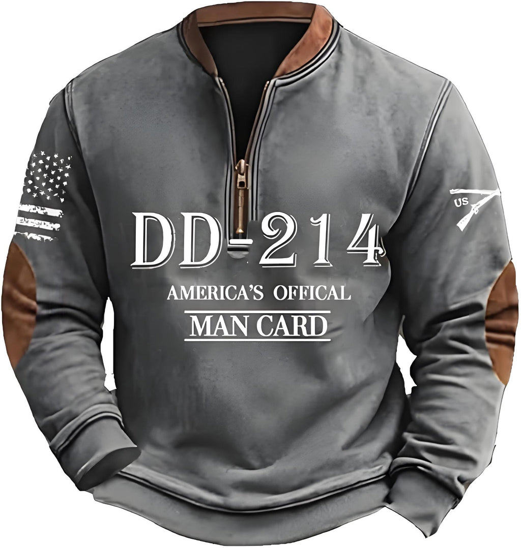 Weihnachts-Sweatshirt mit Digitaldruck für Herren