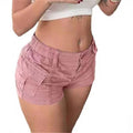Elegante Cargo Denim Shorts für Damen