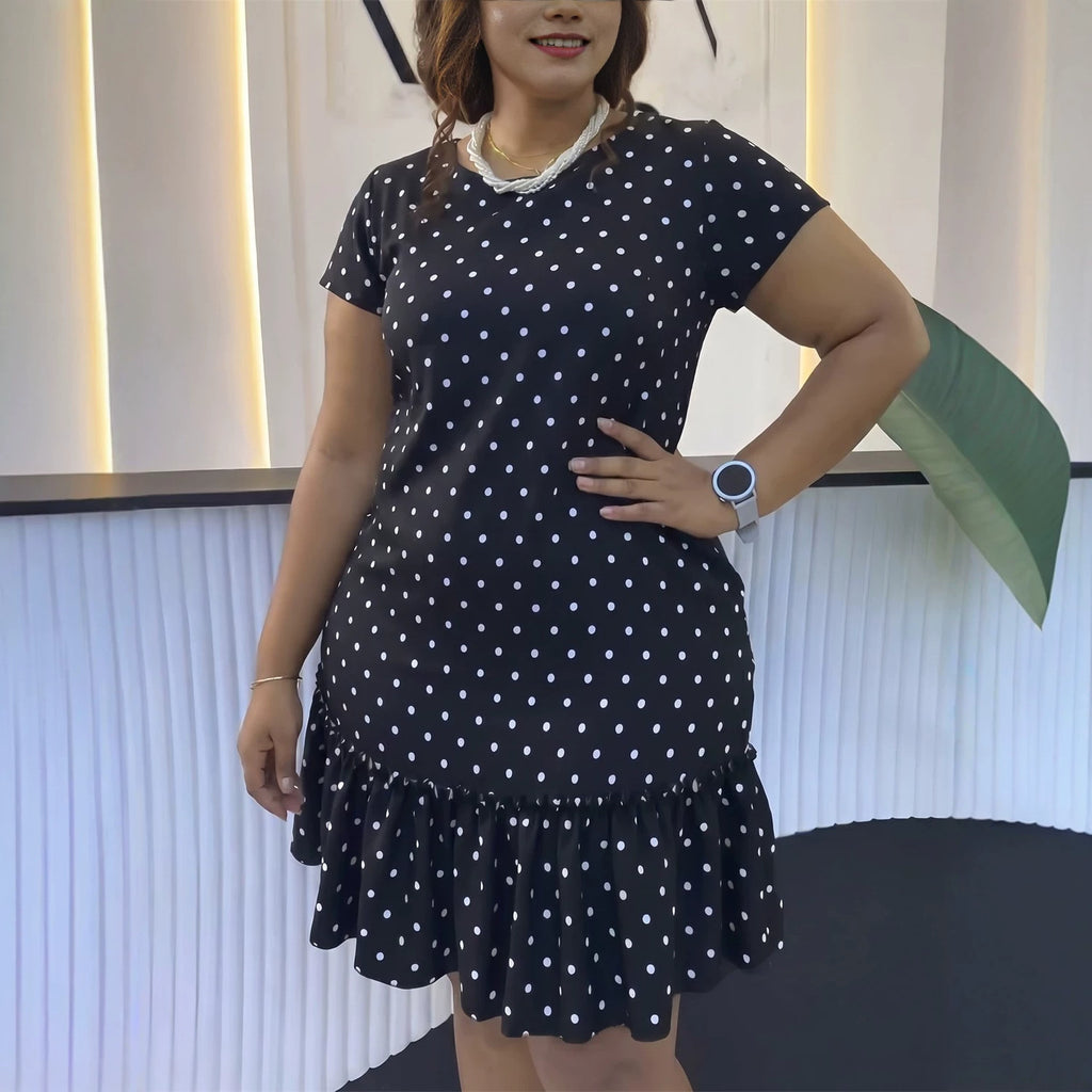Polka-Dot-Strickkleid – Bild 4 | LuxeStyle