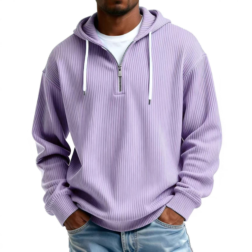 Herren Kapuzenpullover aus Cord – Ansicht 8