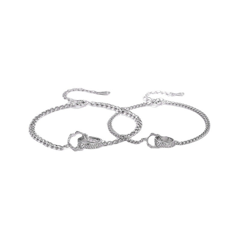 Partnerarmband mit Berg- und Baum-Motiv – Bild 5 | LuxeStyle