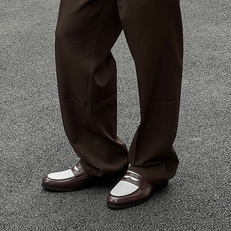 Stylische Slip-on Casual Lederschuhe für Herren