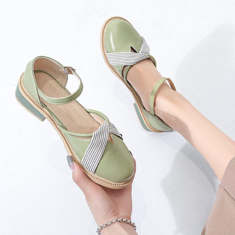 Sandalen mit Chunky-Absatz und Schleife – Bild 3 | LuxeStyle