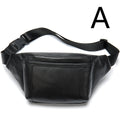 Einfache Retro-Brusttasche aus Leder – Bild 3 | LuxeStyle