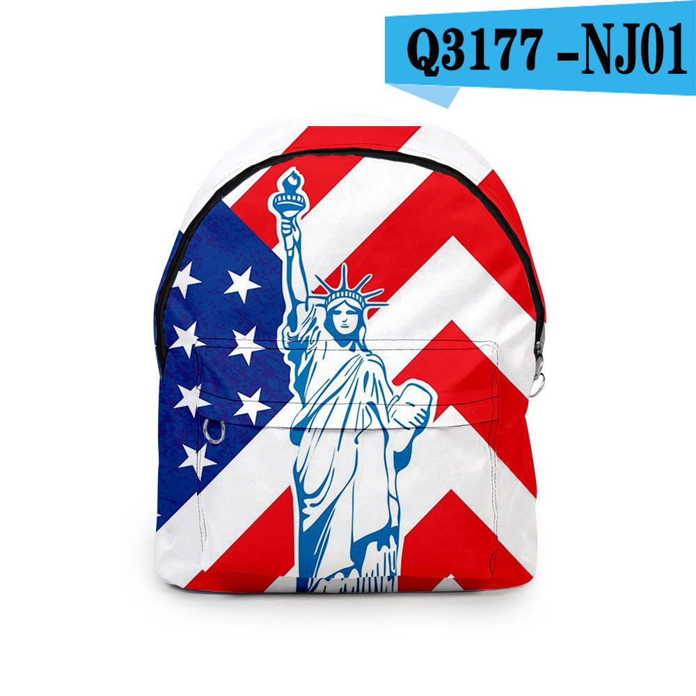 Rucksack aus Oxford-Stoff mit 3D-Digitaldruck – Bild 4 | LuxeStyle