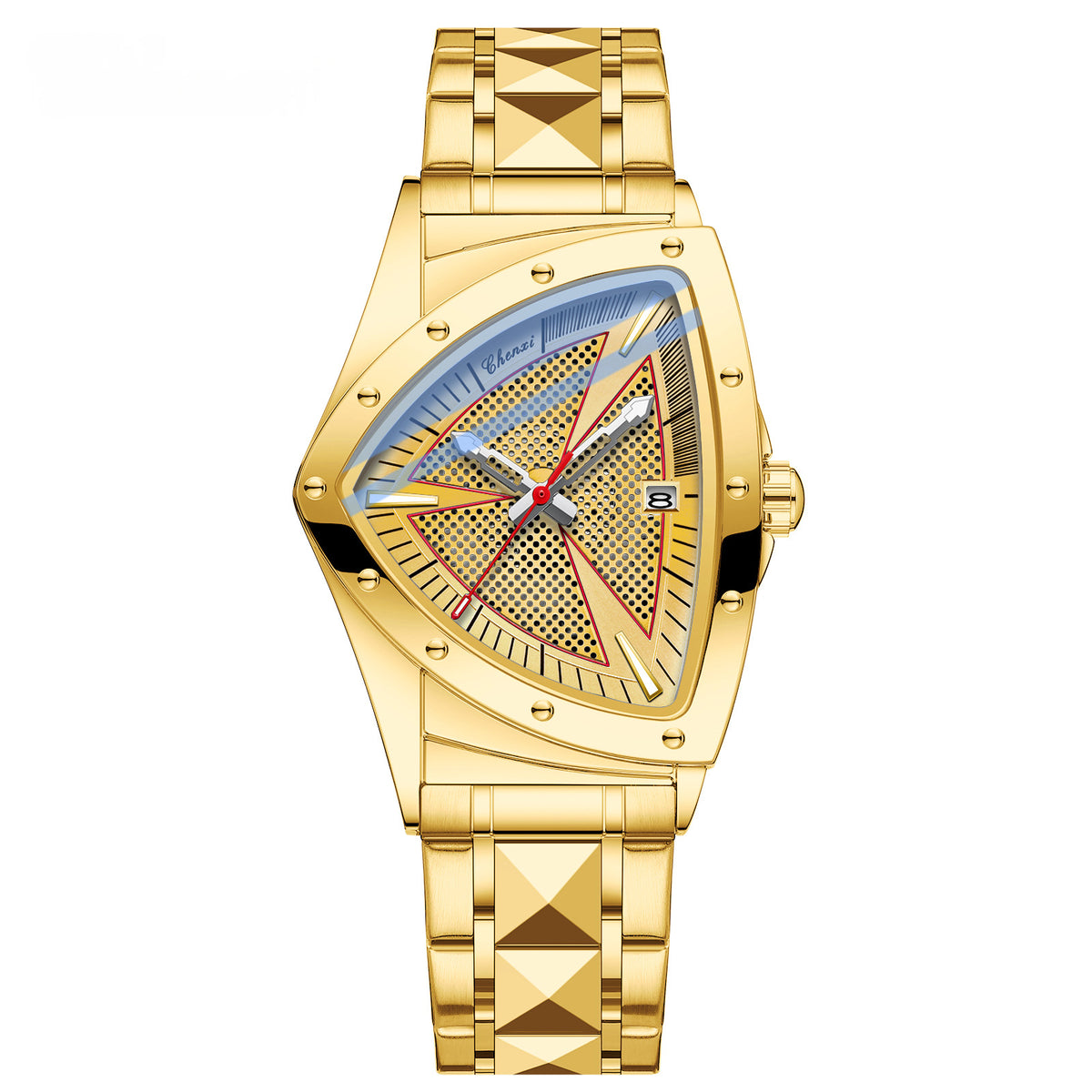 Herren-Armbanduhr mit Stahlband und Quarzwerk – Bild 5 | LuxeStyle