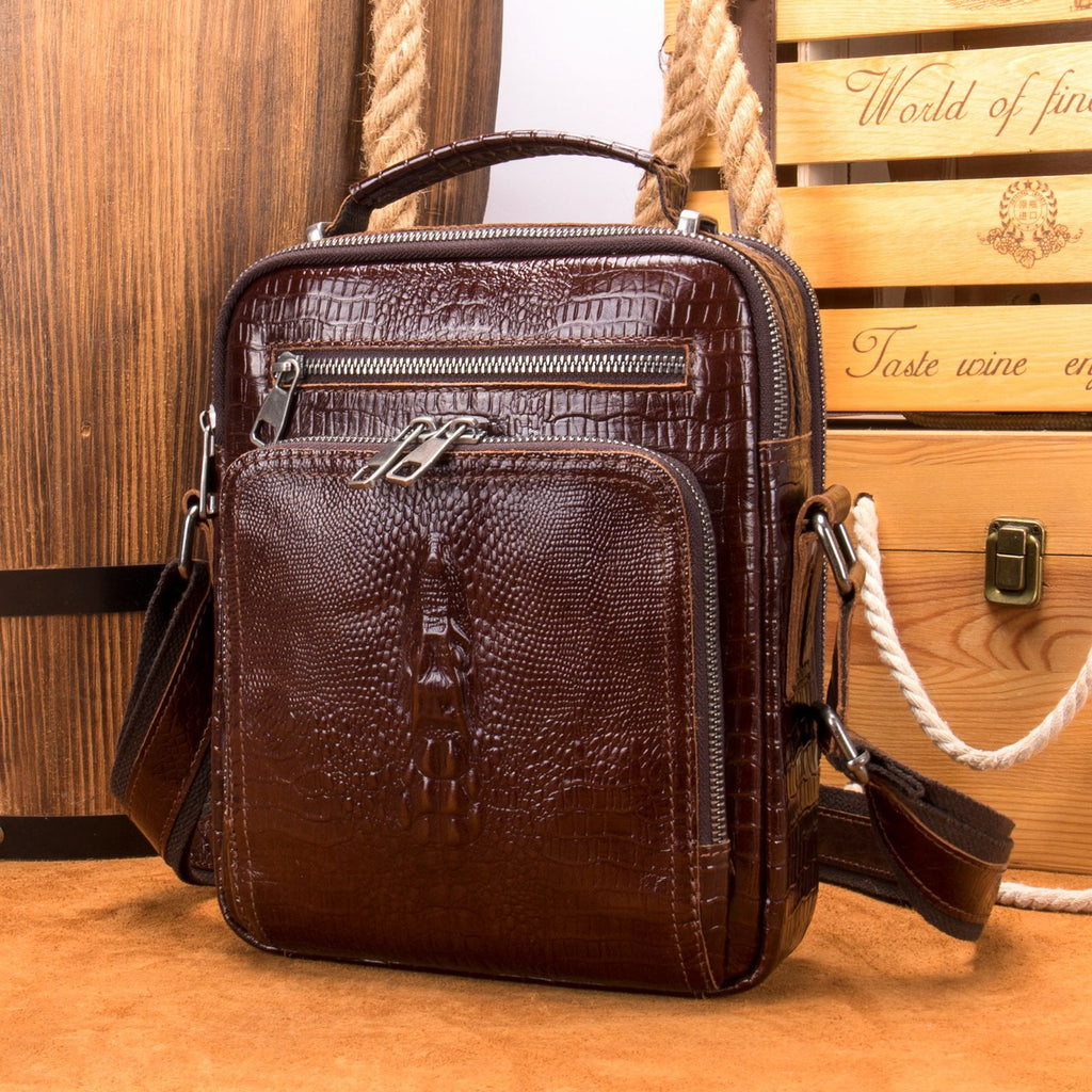 Retro-Leder-Tasche – Bild 8 | LuxeStyle