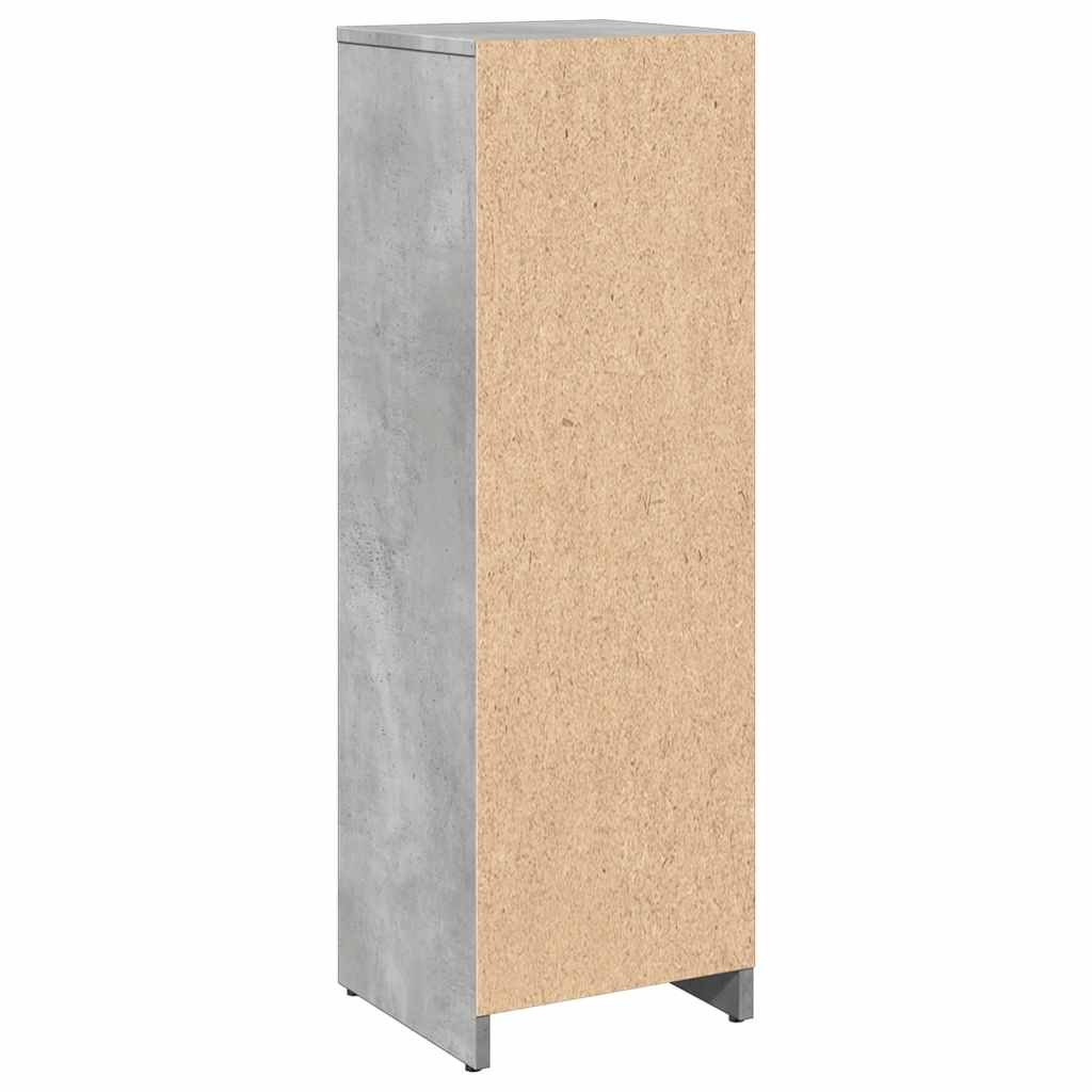Badezimmerschrank, Betongrau, 30x30x95 cm