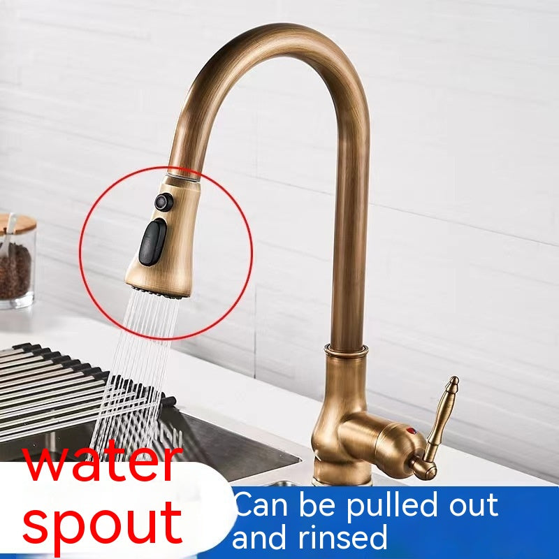 Kupfer Wasserhahn ausziehbar für Küche und Bad – Bild 6 | LuxeStyle