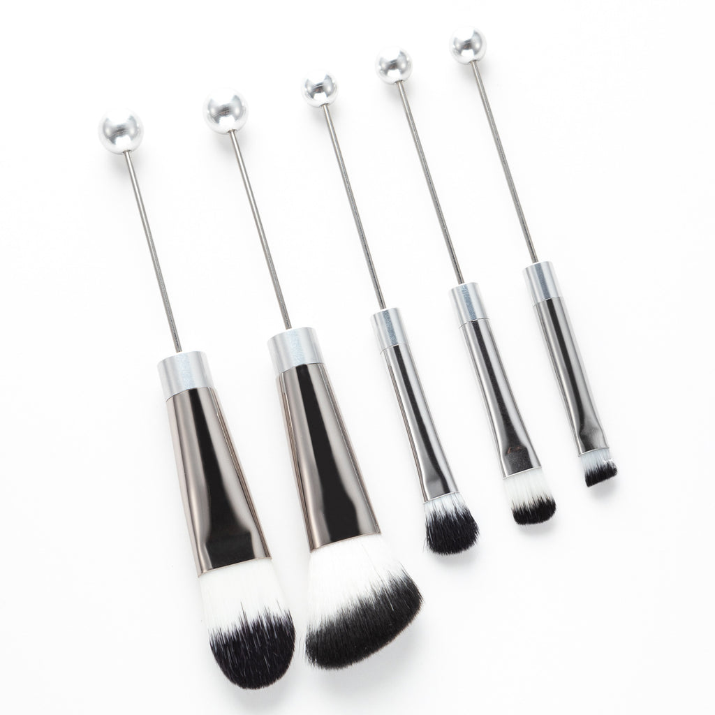 5 Make-up Pinsel mit Metallgriff – Bild 3 | LuxeStyle