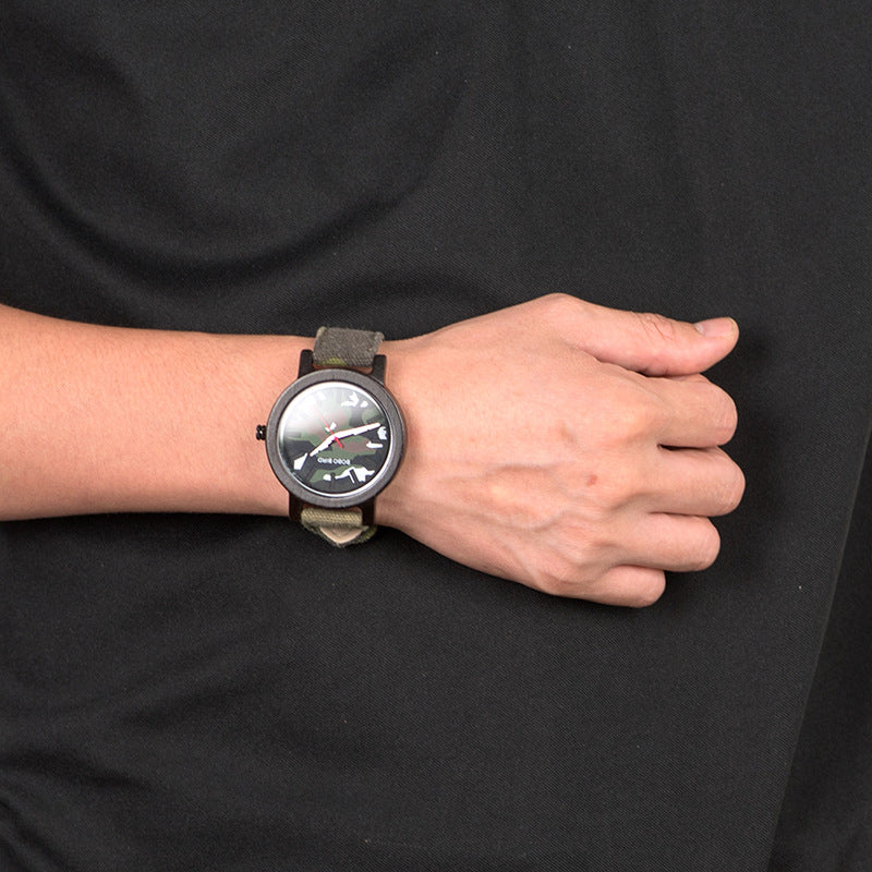 Holz-Armbanduhr Quartz Dekoration