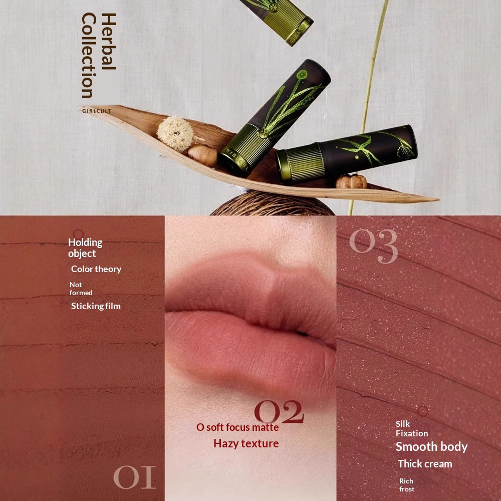 Matte Naturbraun Lippenstift für helle Haut