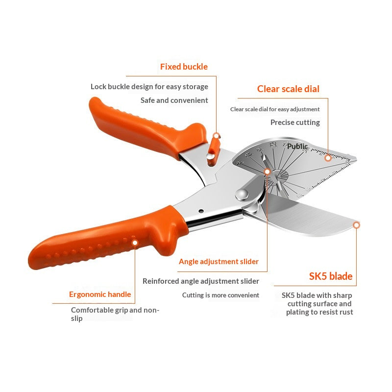 Kabelkanal-Schere mit Winkelmesser – Bild 5 | LuxeStyle