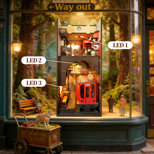 3D Holzpuzzle "Baker Street" mit Beleuchtung