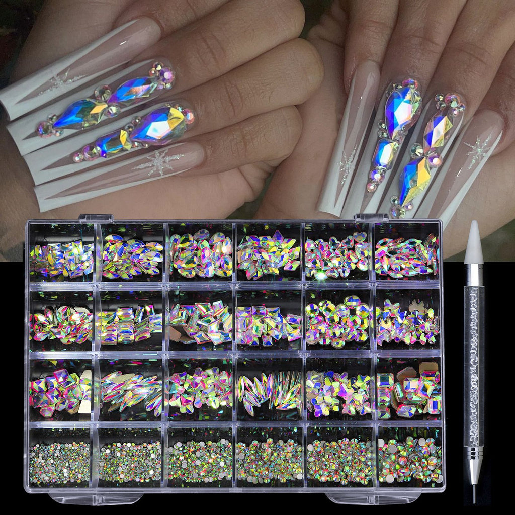 Maniküre Diamant-Schmuckset, 24 Fächer