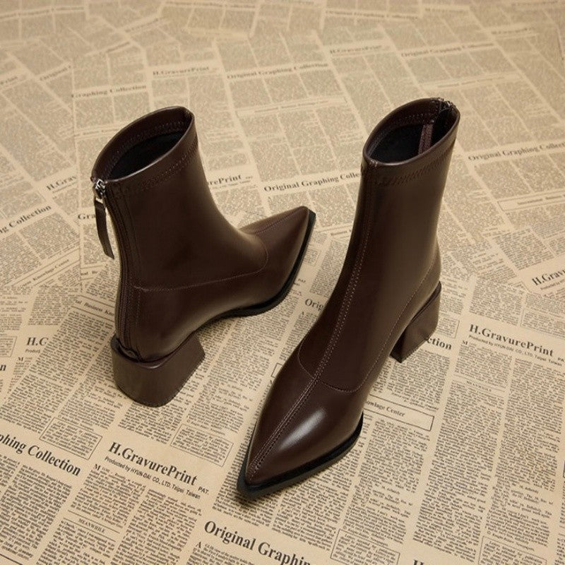 Elegante spitze Stiefeletten