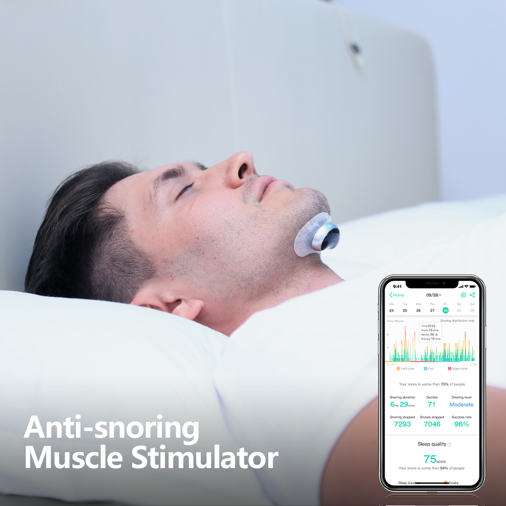 Anti-Schnarch-Gerät mit Muskelstimulation